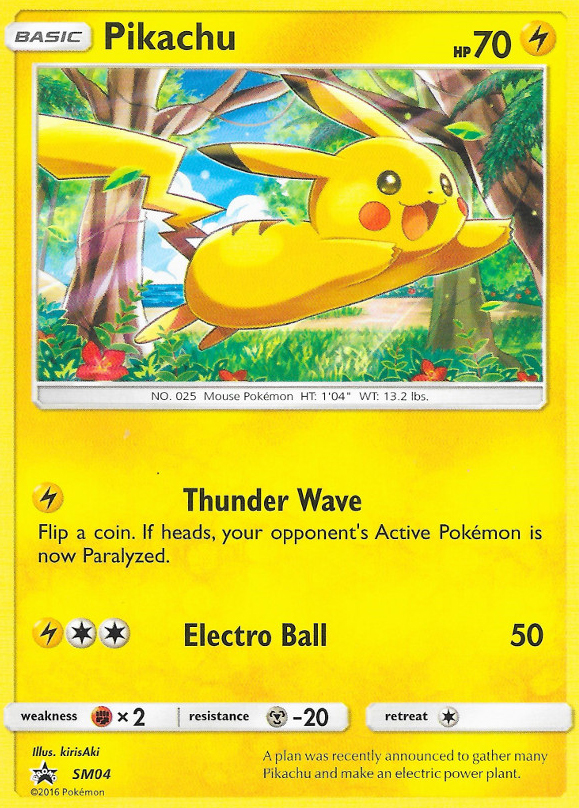 Pikachu (SM04) [Sun & Moon: Black Star Promos] | Arkham Games and Comics