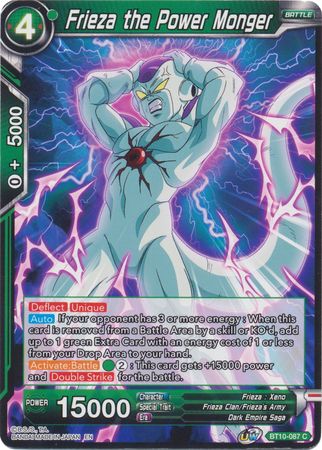 Frieza the Power Monger (BT10-087) [Rise of the Unison Warrior 2nd Edition] | Arkham Games and Comics