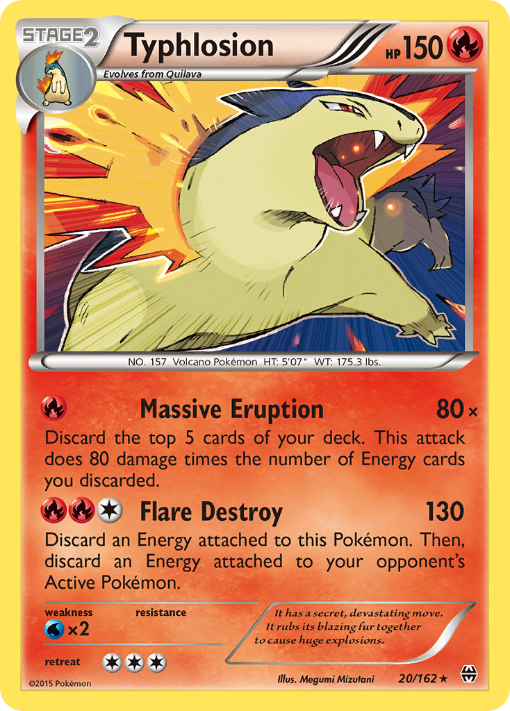 Typhlosion (20/162) [XY: BREAKthrough] | Arkham Games and Comics