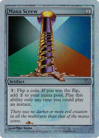 Mana Screw (Alternate Foil) [Unhinged] | Arkham Games and Comics