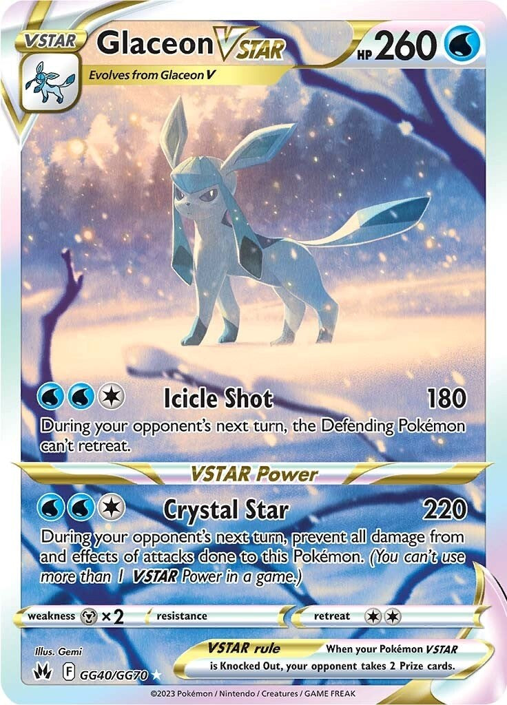 Glaceon VSTAR (GG40/GG70) [Sword & Shield: Crown Zenith] | Arkham Games and Comics