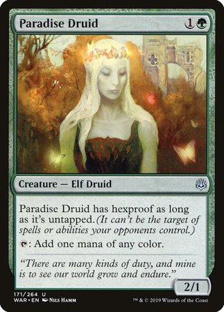 Paradise Druid [War of the Spark] | Arkham Games and Comics