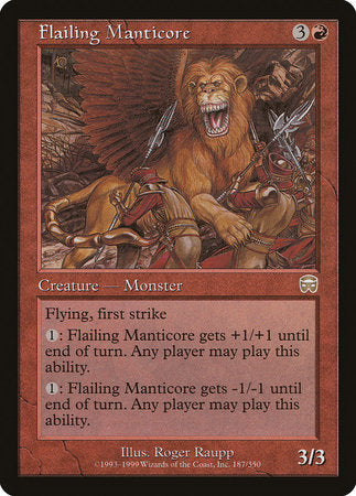 Flailing Manticore [Mercadian Masques] | Arkham Games and Comics