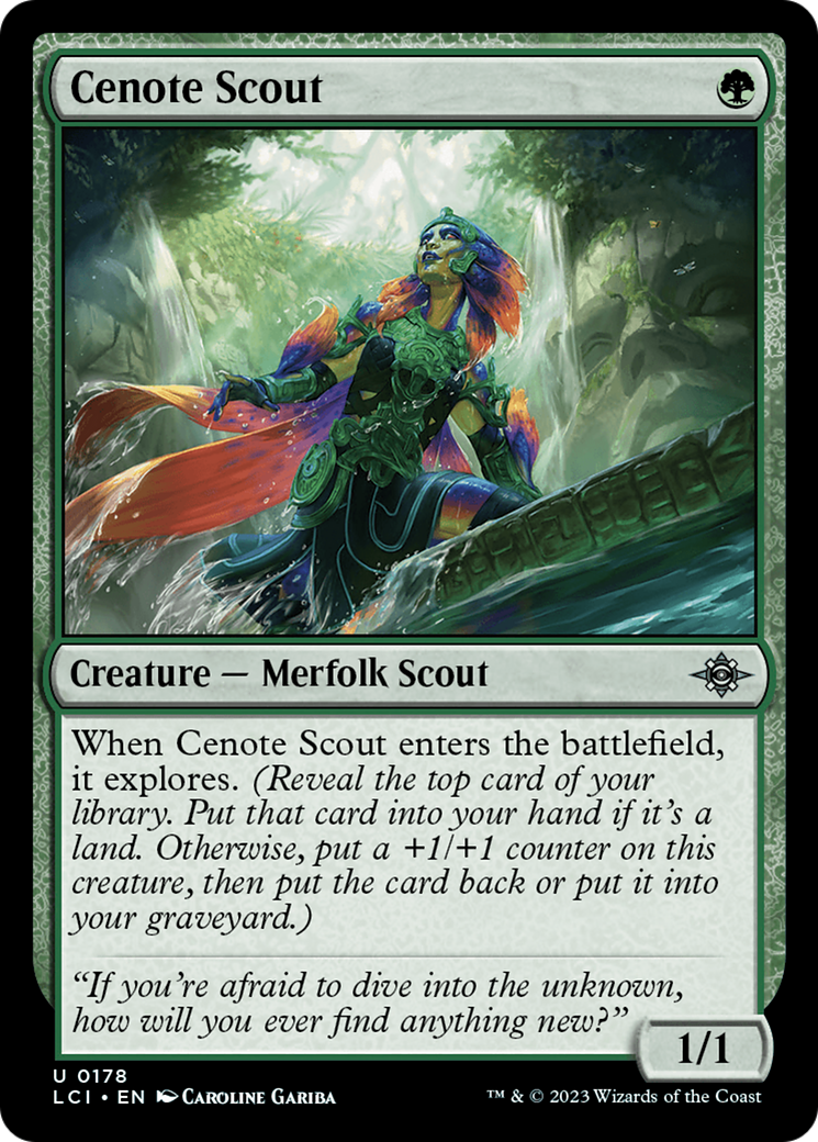 Cenote Scout [The Lost Caverns of Ixalan] | Arkham Games and Comics