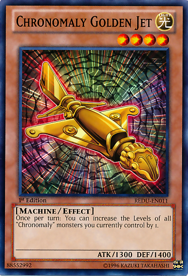 Chronomaly Golden Jet [REDU-EN011] Common | Arkham Games and Comics