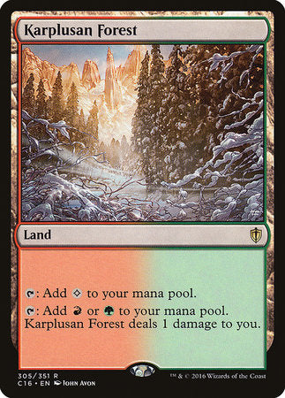 Karplusan Forest [Commander 2016] | Arkham Games and Comics