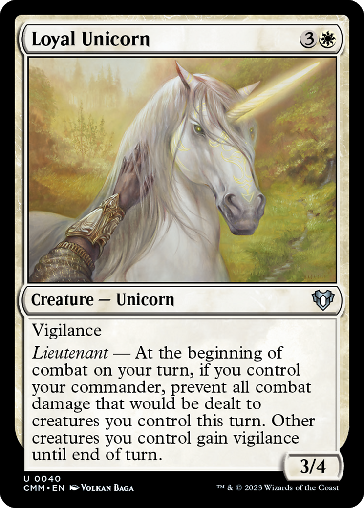 Loyal Unicorn [Commander Masters] | Arkham Games and Comics