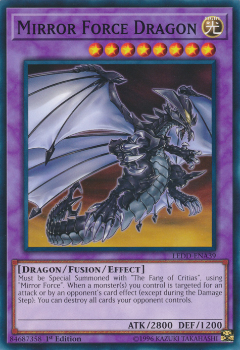 Mirror Force Dragon [LEDD-ENA39] Common | Arkham Games and Comics