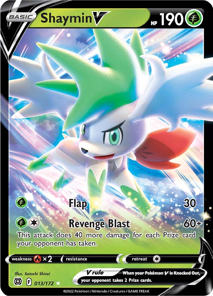 Shaymin V (013/172) [Sword & Shield: Brilliant Stars] | Arkham Games and Comics