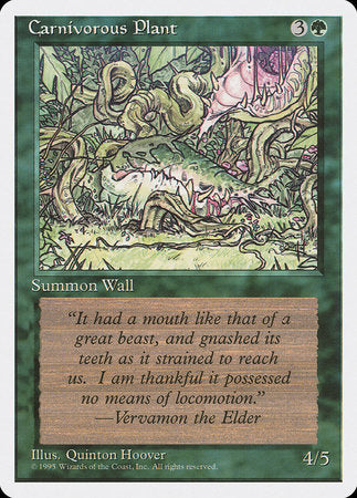 Carnivorous Plant [Fourth Edition] | Arkham Games and Comics