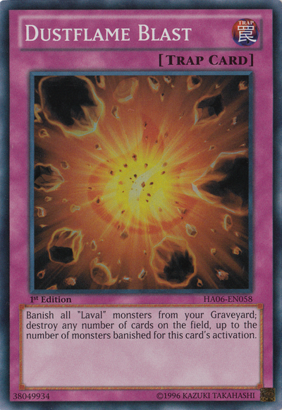 Dustflame Blast [HA06-EN058] Super Rare | Arkham Games and Comics