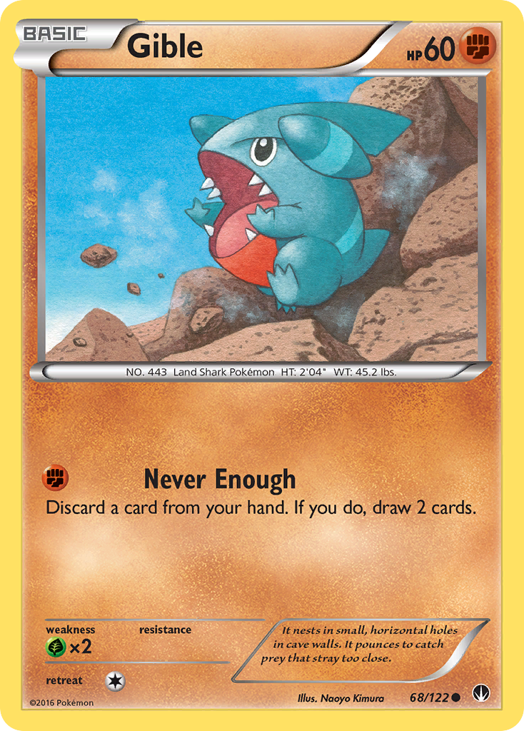 Gible (68/122) [XY: BREAKpoint] | Arkham Games and Comics