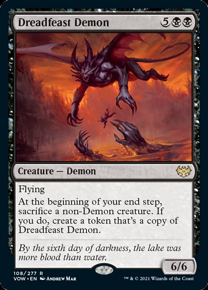 Dreadfeast Demon [Innistrad: Crimson Vow] | Arkham Games and Comics