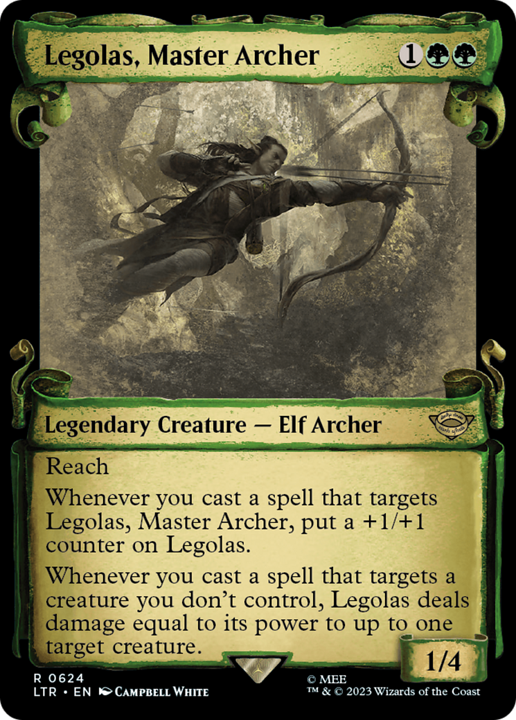 Legolas, Master Archer [The Lord of the Rings: Tales of Middle-Earth Showcase Scrolls] | Arkham Games and Comics