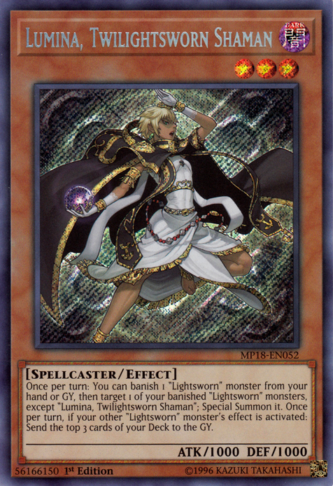 Lumina, Twilightsworn Shaman [MP18-EN052] Secret Rare | Arkham Games and Comics