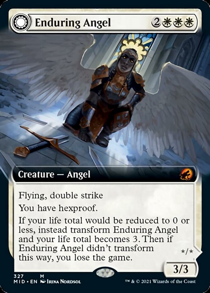 Enduring Angel // Angelic Enforcer (Extended) [Innistrad: Midnight Hunt] | Arkham Games and Comics