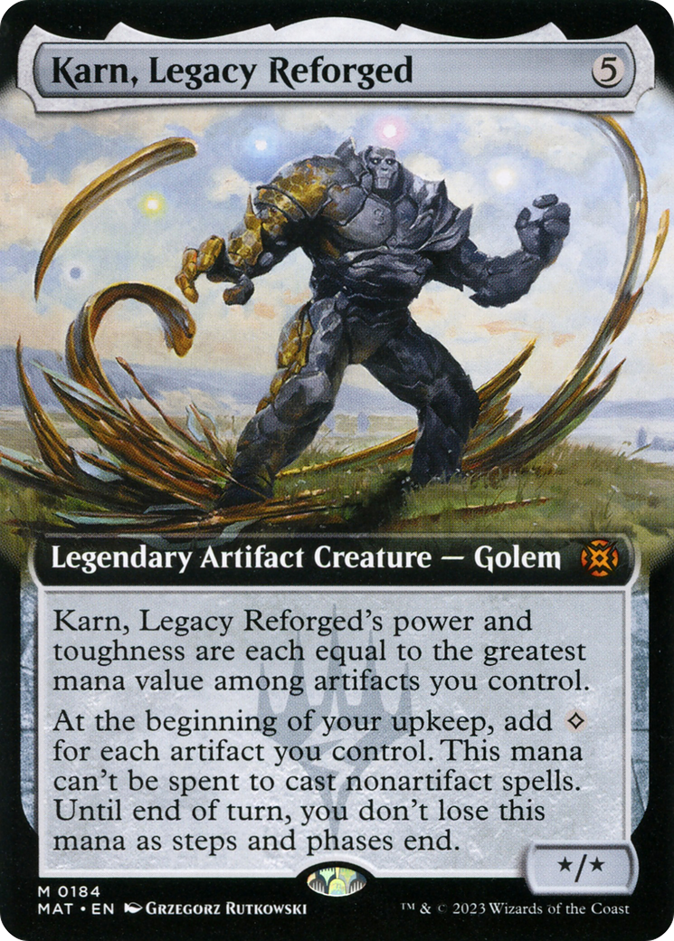 Karn, Legacy Reforged (Extended Art) [March of the Machine: The Aftermath] | Arkham Games and Comics