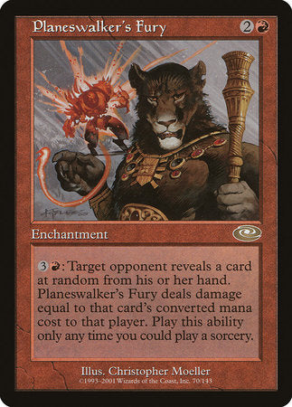 Planeswalker's Fury [Planeshift] | Arkham Games and Comics