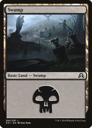 Swamp (290) [Shadows over Innistrad] | Arkham Games and Comics