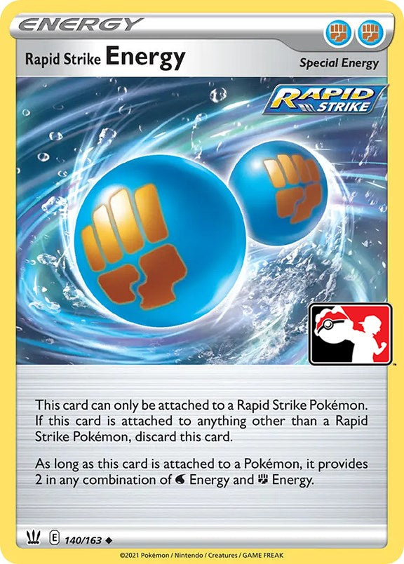 Rapid Strike Energy (140/163) [Prize Pack Series Two] | Arkham Games and Comics