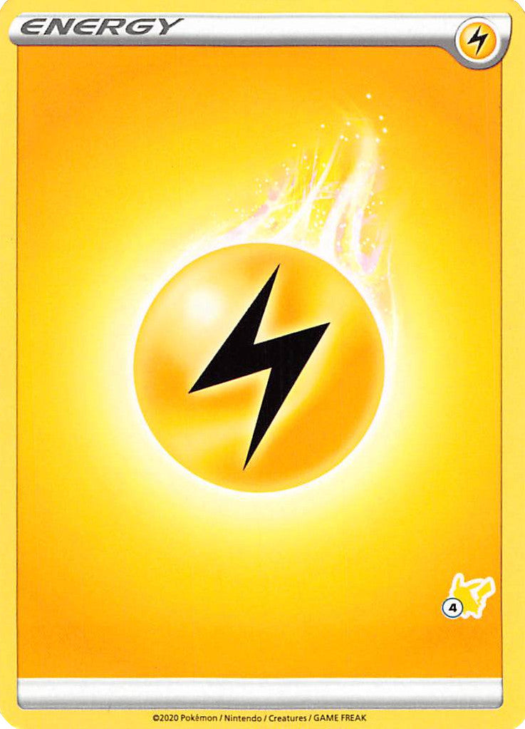 Lightning Energy (Pikachu Stamp #4) [Battle Academy 2022] | Arkham Games and Comics