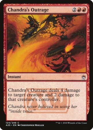 Chandra's Outrage [Masters 25] | Arkham Games and Comics