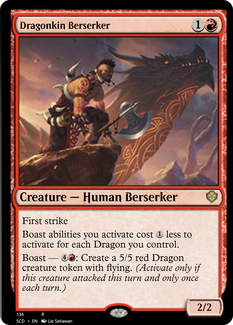 Dragonkin Berserker [Starter Commander Decks] | Arkham Games and Comics