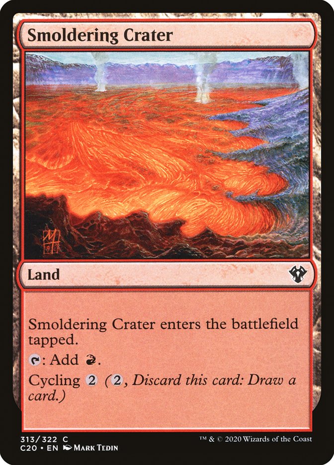 Smoldering Crater [Commander 2020] | Arkham Games and Comics