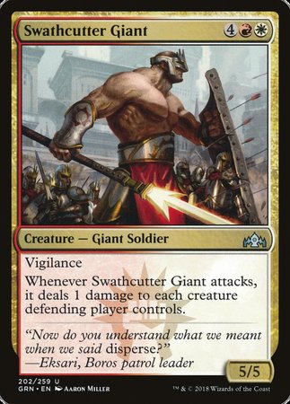 Swathcutter Giant [Guilds of Ravnica] | Arkham Games and Comics