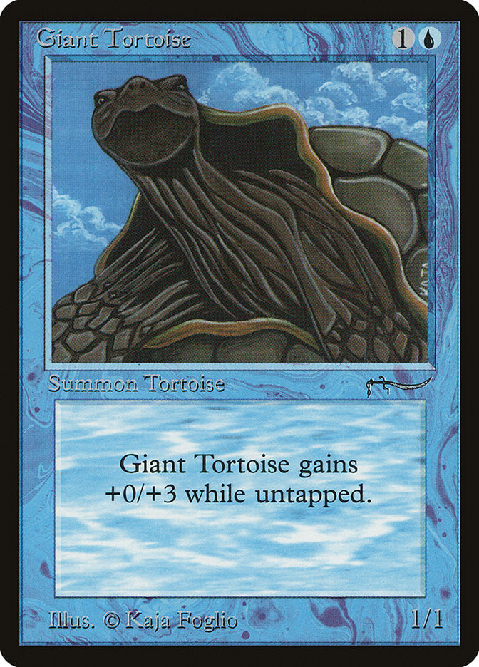 Giant Tortoise (Light Mana Cost) [Arabian Nights] | Arkham Games and Comics