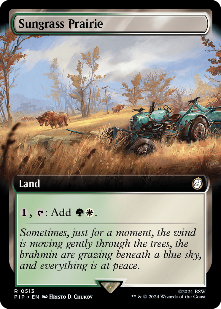 Sungrass Prairie (Extended Art) [Fallout] | Arkham Games and Comics
