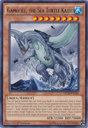 Gameciel, the Sea Turtle Kaiju [MP16-EN164] Rare | Arkham Games and Comics