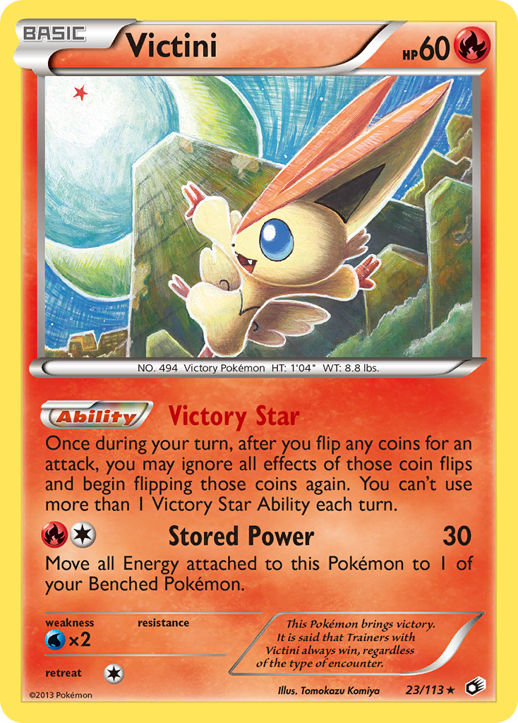 Victini (23/113) [Black & White: Legendary Treasures] | Arkham Games and Comics