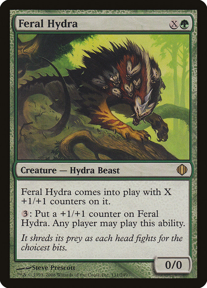 Feral Hydra (Oversized) [Oversize Cards] | Arkham Games and Comics