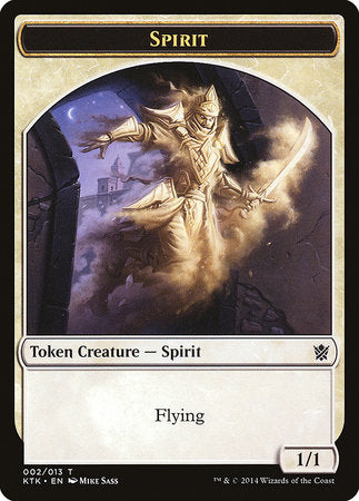 Spirit Token [Khans of Tarkir Tokens] | Arkham Games and Comics