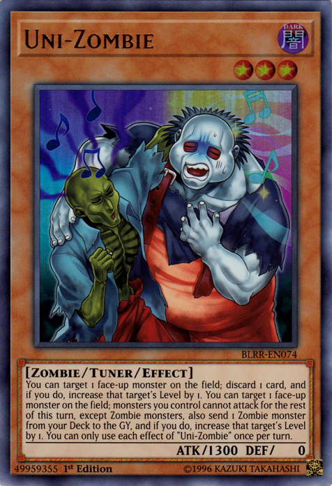 Uni-Zombie [BLRR-EN074] Ultra Rare | Arkham Games and Comics