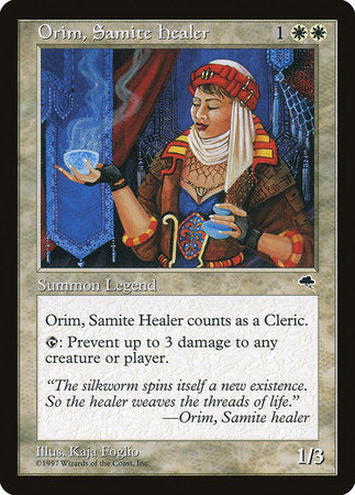 Orim, Samite Healer [Tempest] | Arkham Games and Comics