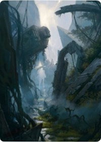 Swamp 2 Art Card [Zendikar Rising Art Series] | Arkham Games and Comics