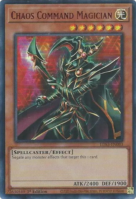 Chaos Command Magician (Red) [LDS3-EN083] Ultra Rare | Arkham Games and Comics