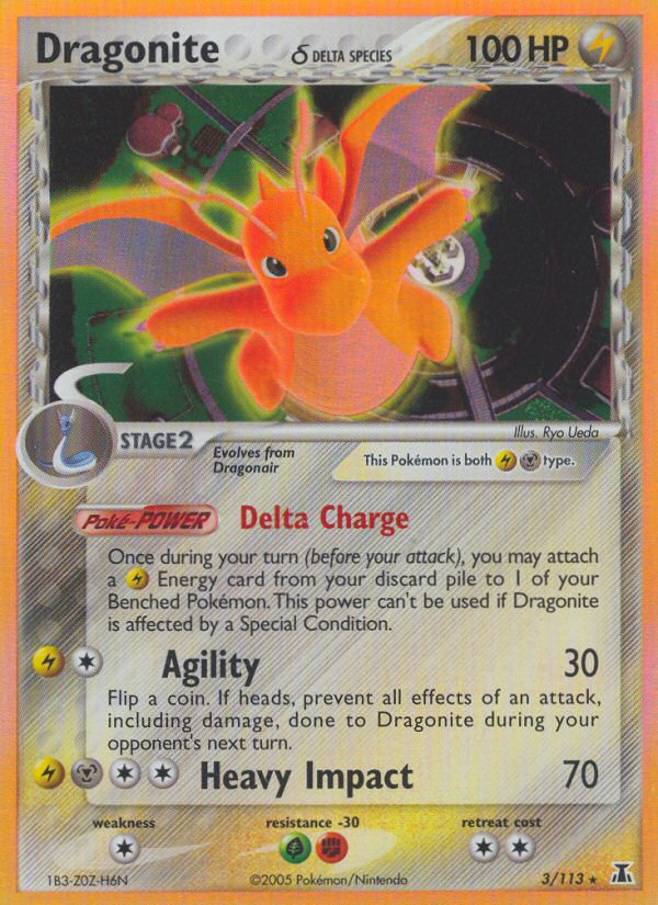 Dragonite (3/113) (Delta Species) [EX: Delta Species] | Arkham Games and Comics