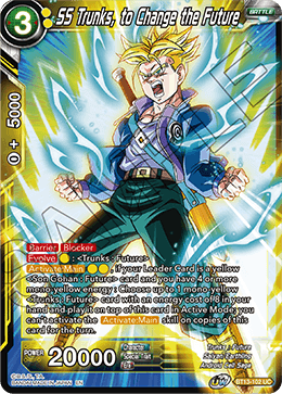 SS Trunks, to Change the Future (Uncommon) [BT13-102] | Arkham Games and Comics