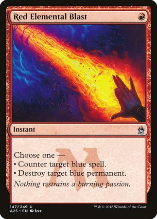 Red Elemental Blast [Masters 25] | Arkham Games and Comics