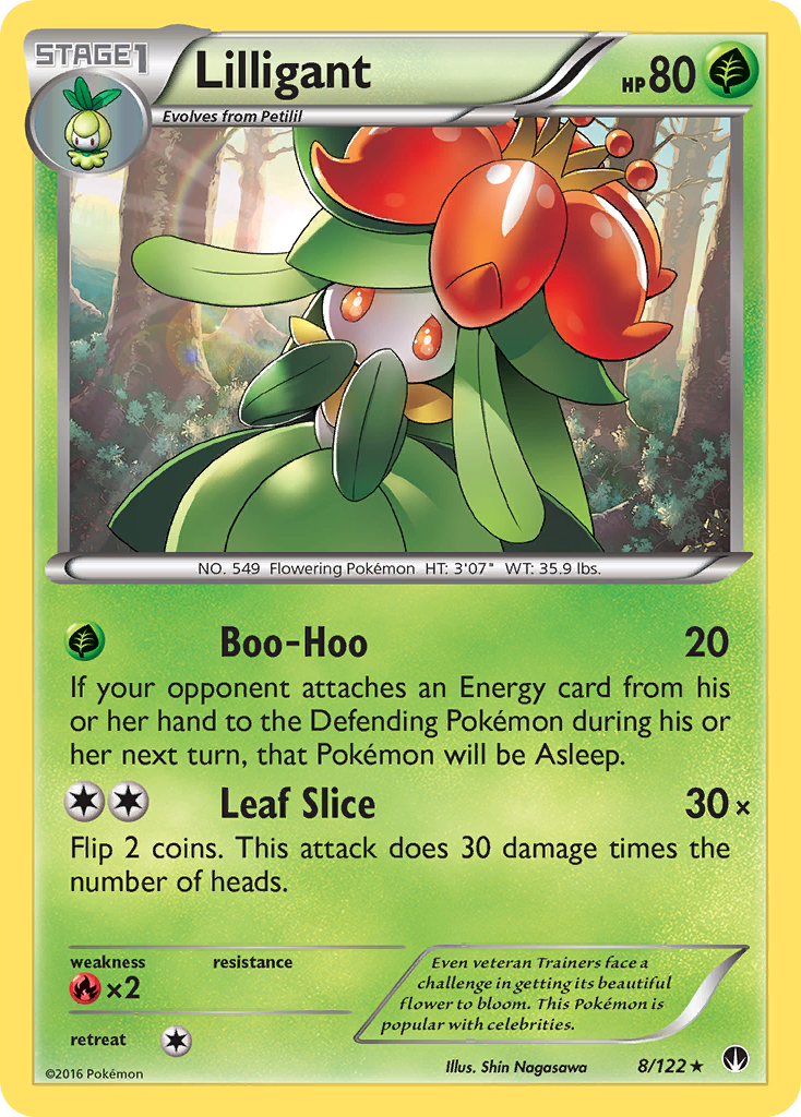 Lilligant (8/122) [XY: BREAKpoint] | Arkham Games and Comics