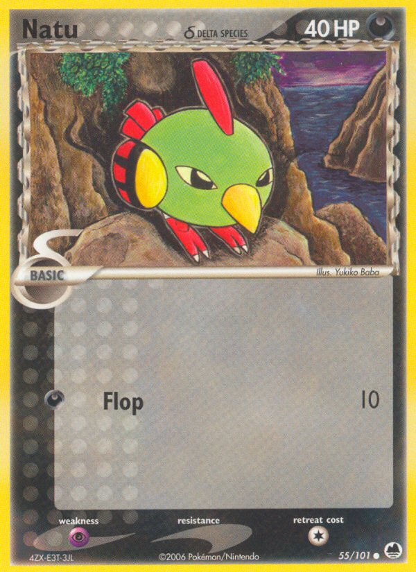 Natu (55/101) (Delta Species) [EX: Dragon Frontiers] | Arkham Games and Comics