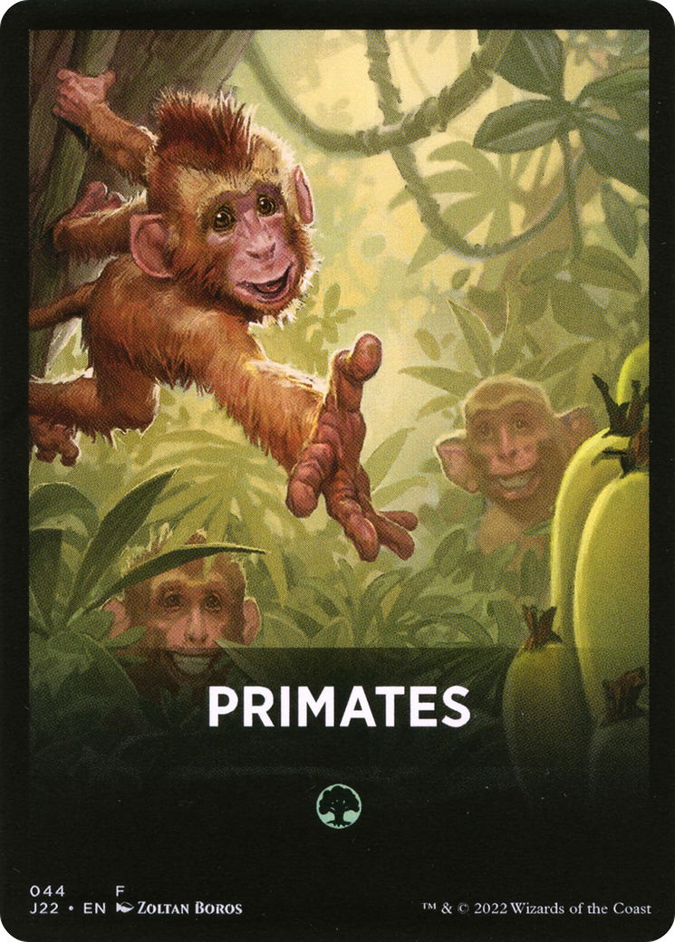 Primates Theme Card [Jumpstart 2022 Front Cards] | Arkham Games and Comics