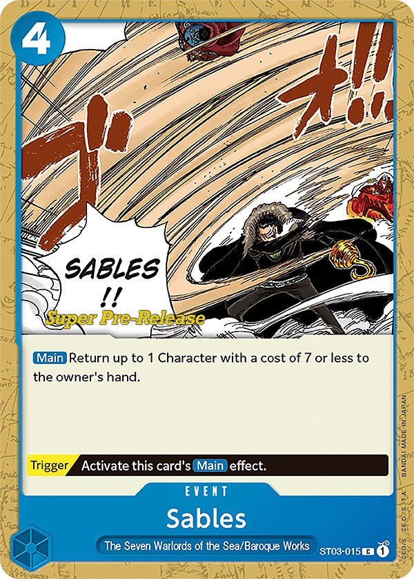 Sables [Super Pre-Release Starter Deck: The Seven Warlords of the Sea] | Arkham Games and Comics