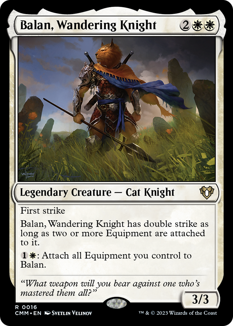 Balan, Wandering Knight [Commander Masters] | Arkham Games and Comics