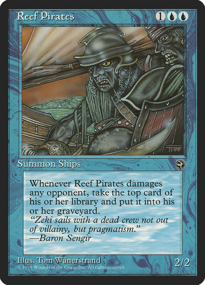 Reef Pirates (Baron Sengir Flavor Text) [Homelands] | Arkham Games and Comics