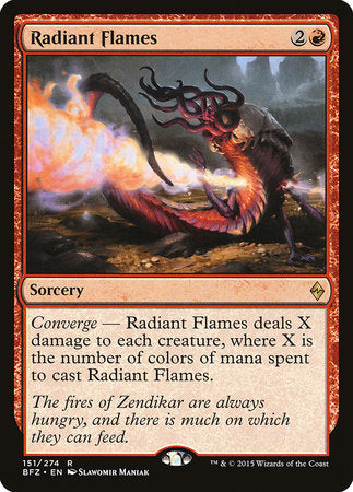 Radiant Flames [Battle for Zendikar] | Arkham Games and Comics