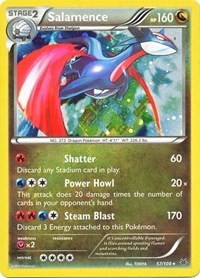 Salamence (57/108) (Cosmos Holo) (Blister Exclusive) [XY: Roaring Skies] | Arkham Games and Comics
